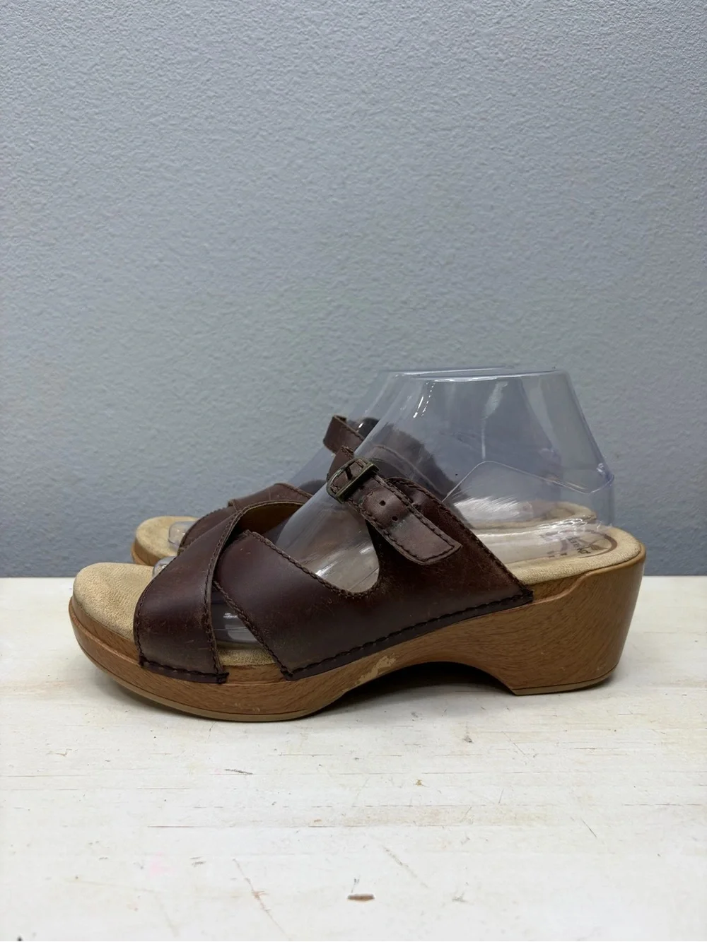 Dansko Brown Leather Sela Sandals Size 41